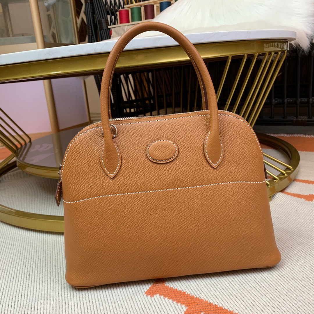 에르메스 볼리드27 골드브라운 은장 앱송